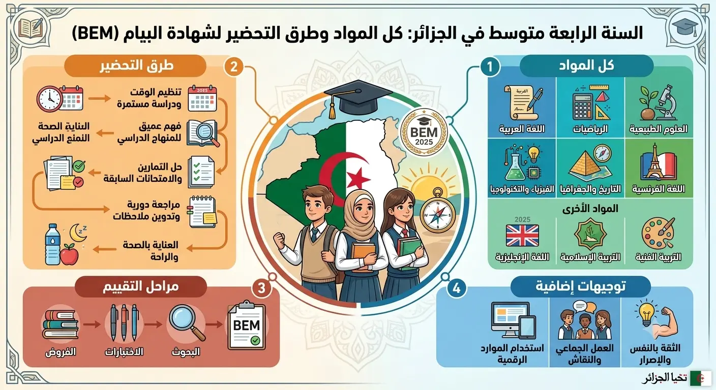 السنة الرابعة متوسط